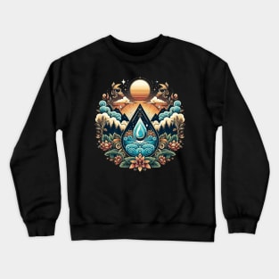 Let's pledge to protect our precious water resources. Crewneck Sweatshirt